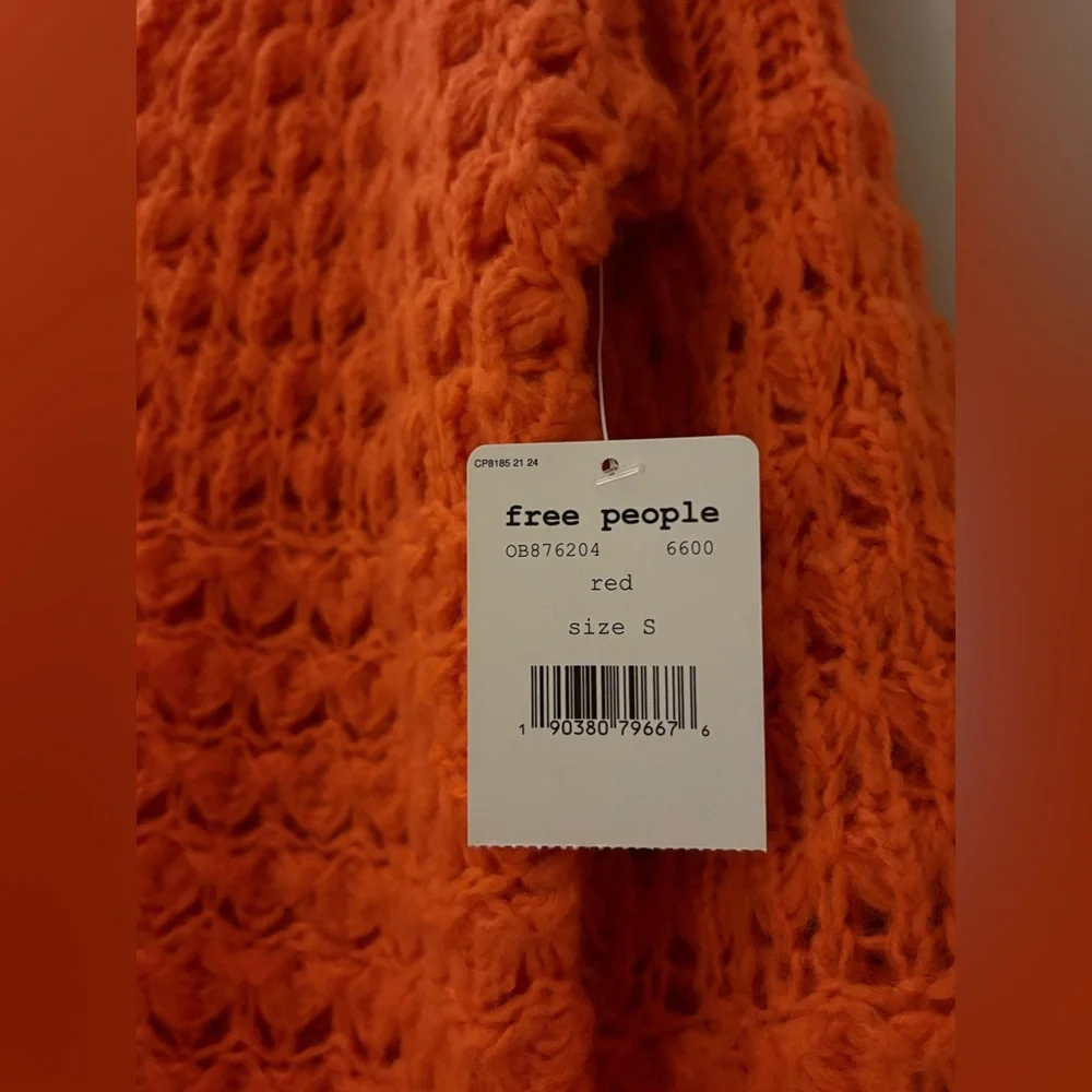 NWT Free People Oversized Knit Sweater - Picture 6 of 11
